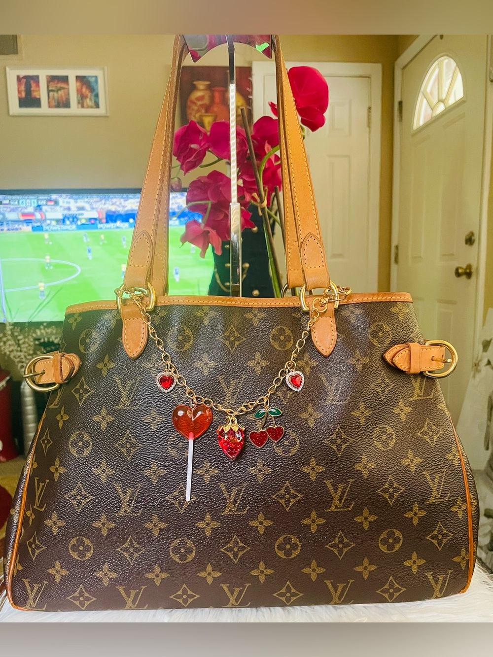 Louis Vuitton Batignolles Horizontal Monogram leather Tote